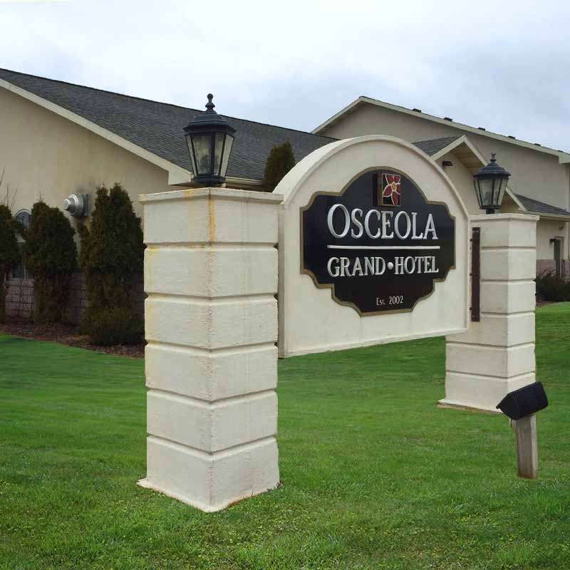 Osceola Grand Hotel Evart Bagian luar foto